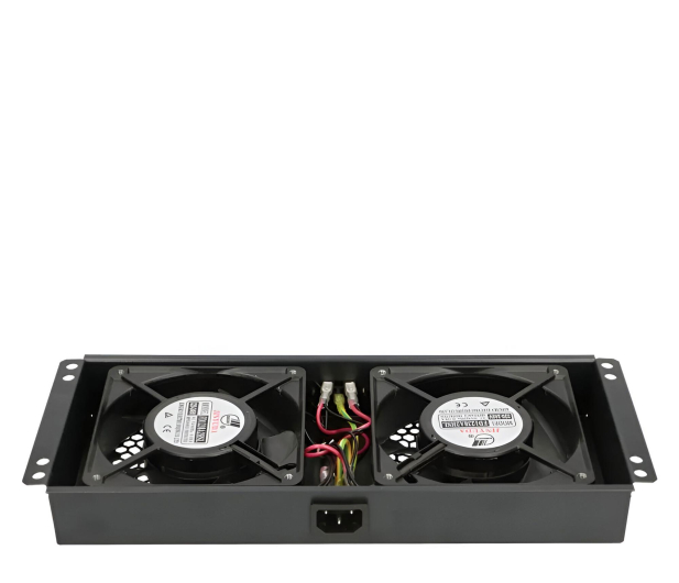 ExtraLink  Wentylator do szaf 19" 230V 125x320x50mm (czarna) - 1323215 - zdjęcie 3
